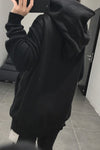 Drkshdw by Rick Owens(梭织卫衣-山地带帽衫) DU17S5286 F 09 BLACK UNI